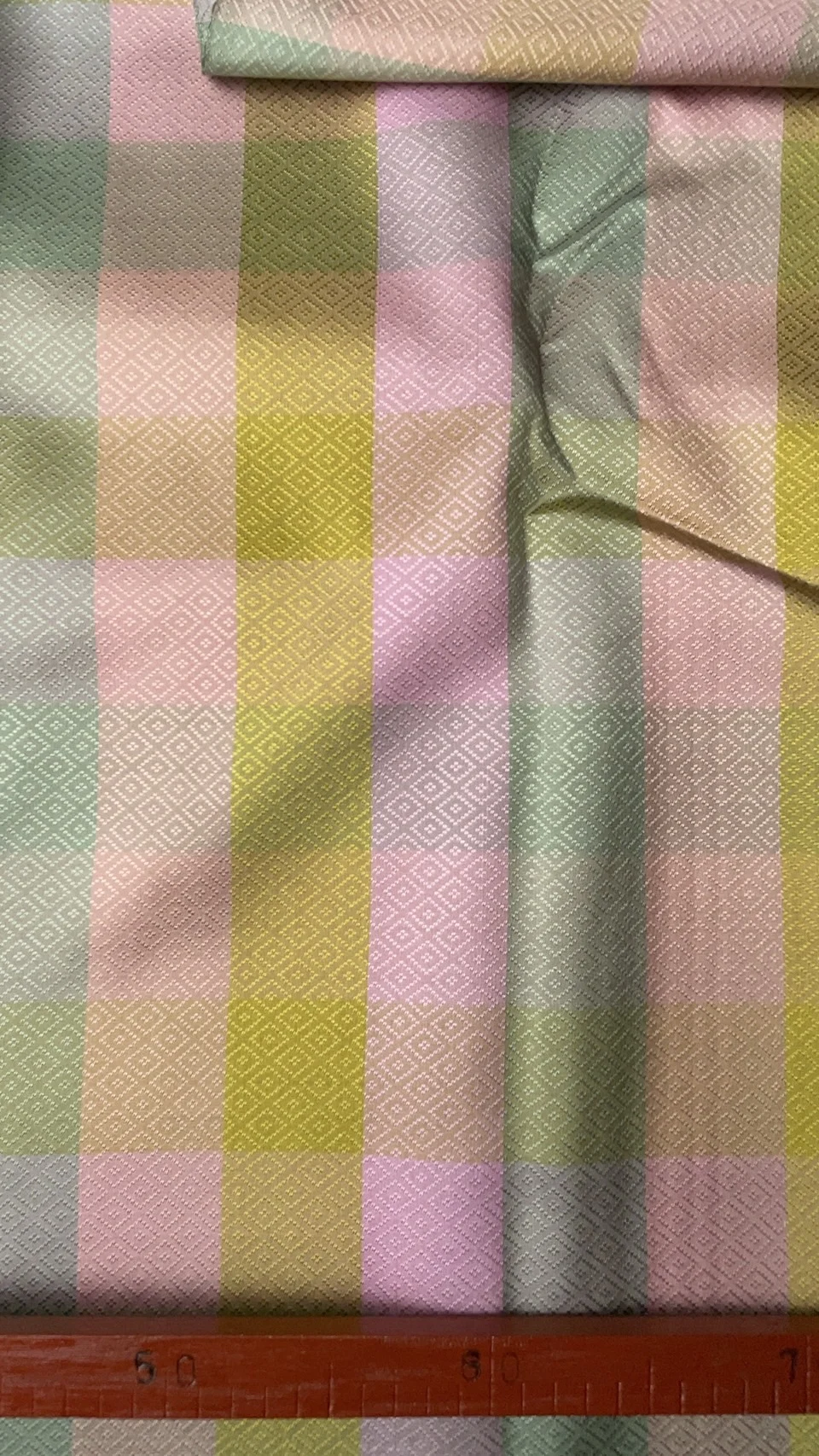 Silk Multicolour Stripe, Dobby Weave, Cool Tones