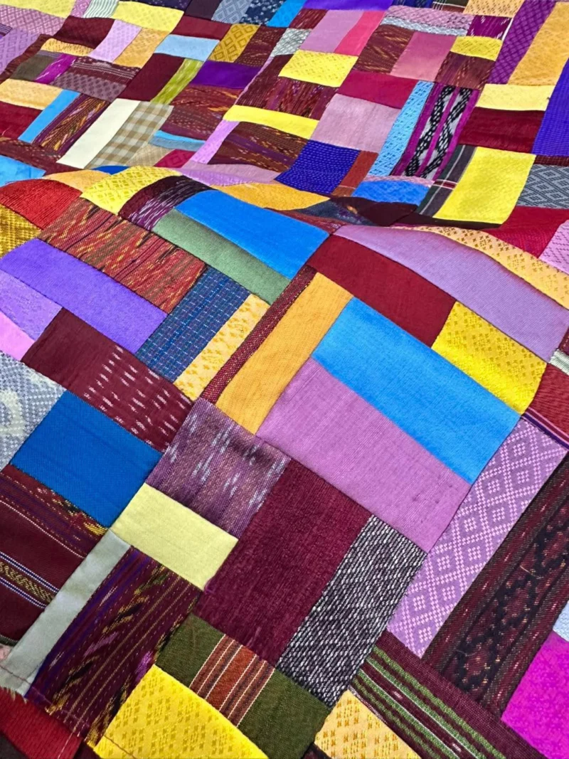 Silk Multicolour Stripe, Pink