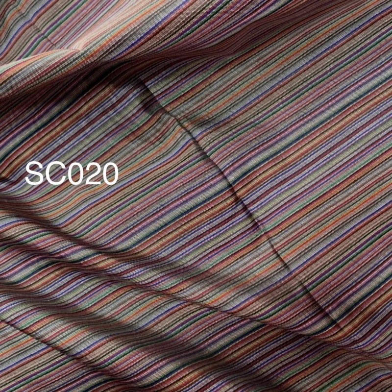 Silk Stripe, Textured, Brown