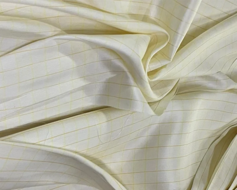 Silk Houndstooth, Cream