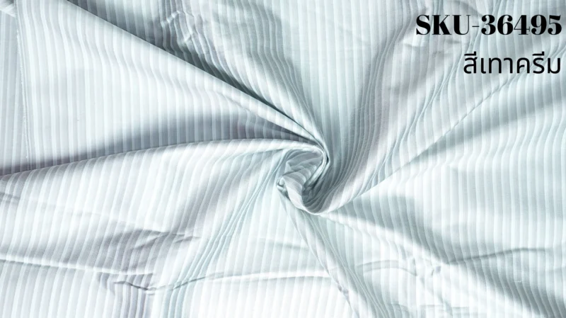 Silk Multicolour Stripe, Grey and Cream