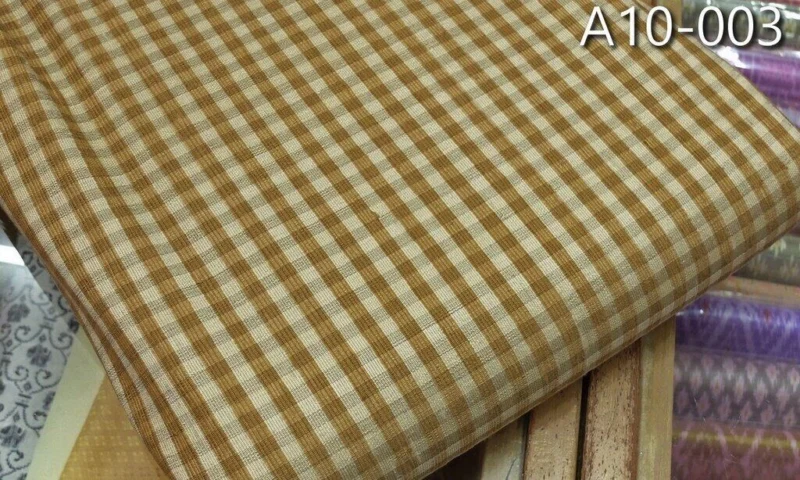 Silk Plaid, Ribbed Weave, Multicolour
