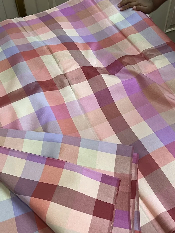 Silk Multicolour Stripe, Pink Tones