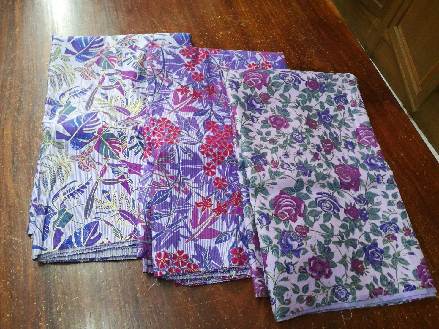 Printed Silk, Textured, Multicolour