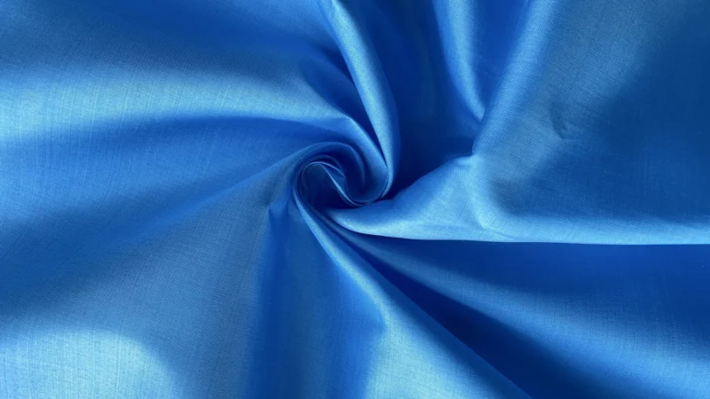 Solid-Colour Silk, Smooth Weave, 2-Ply, Sky Blue