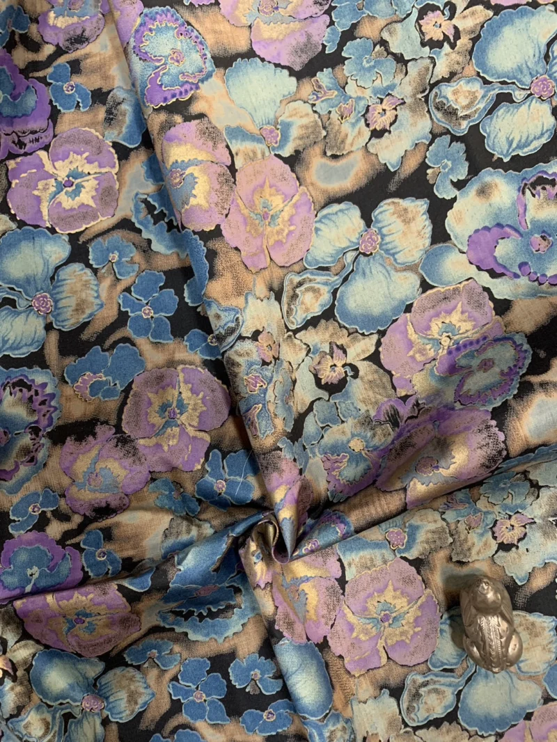 Printed Silk, Textured, Multicolour