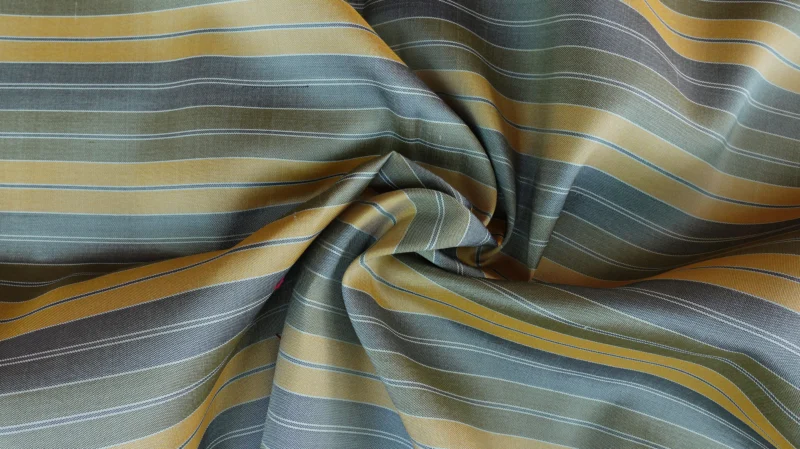 Silk Gingham Check, Dark Grey-Green