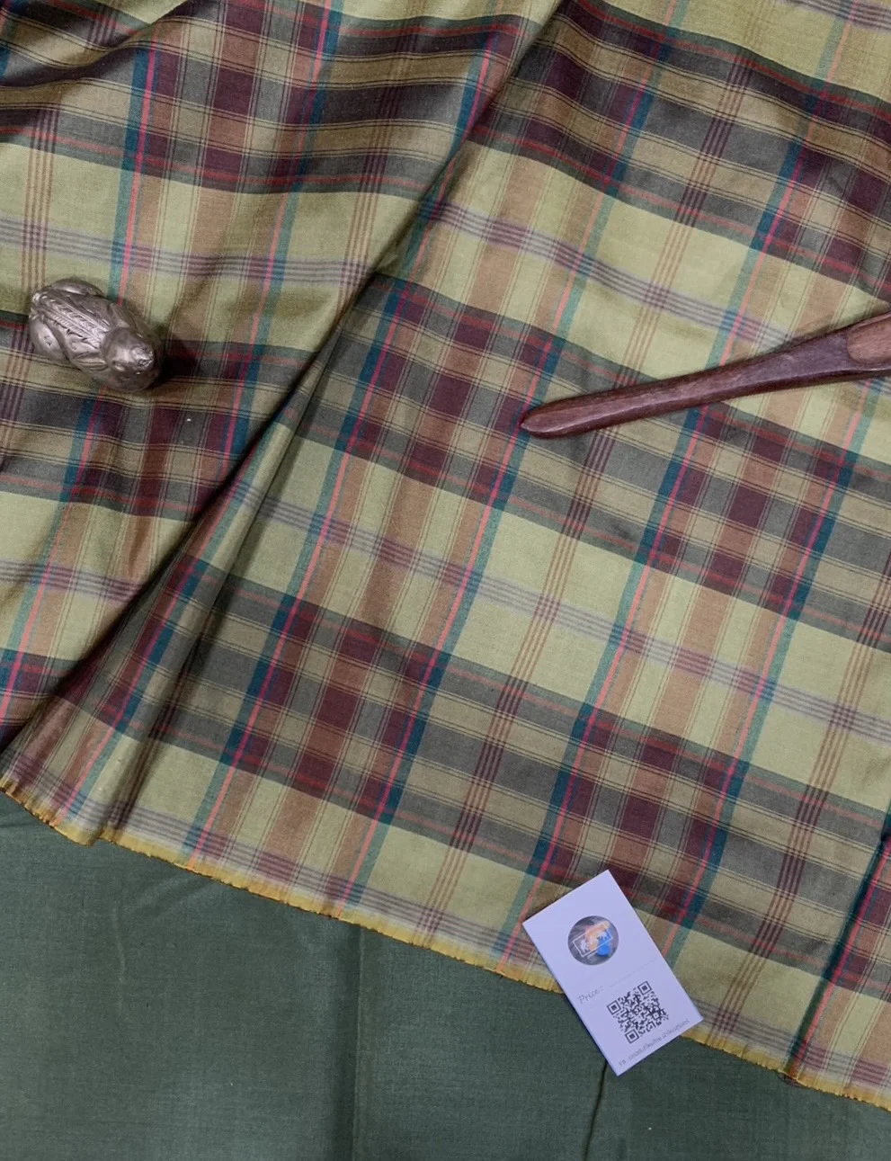 Silk Plaid, Smooth Weave