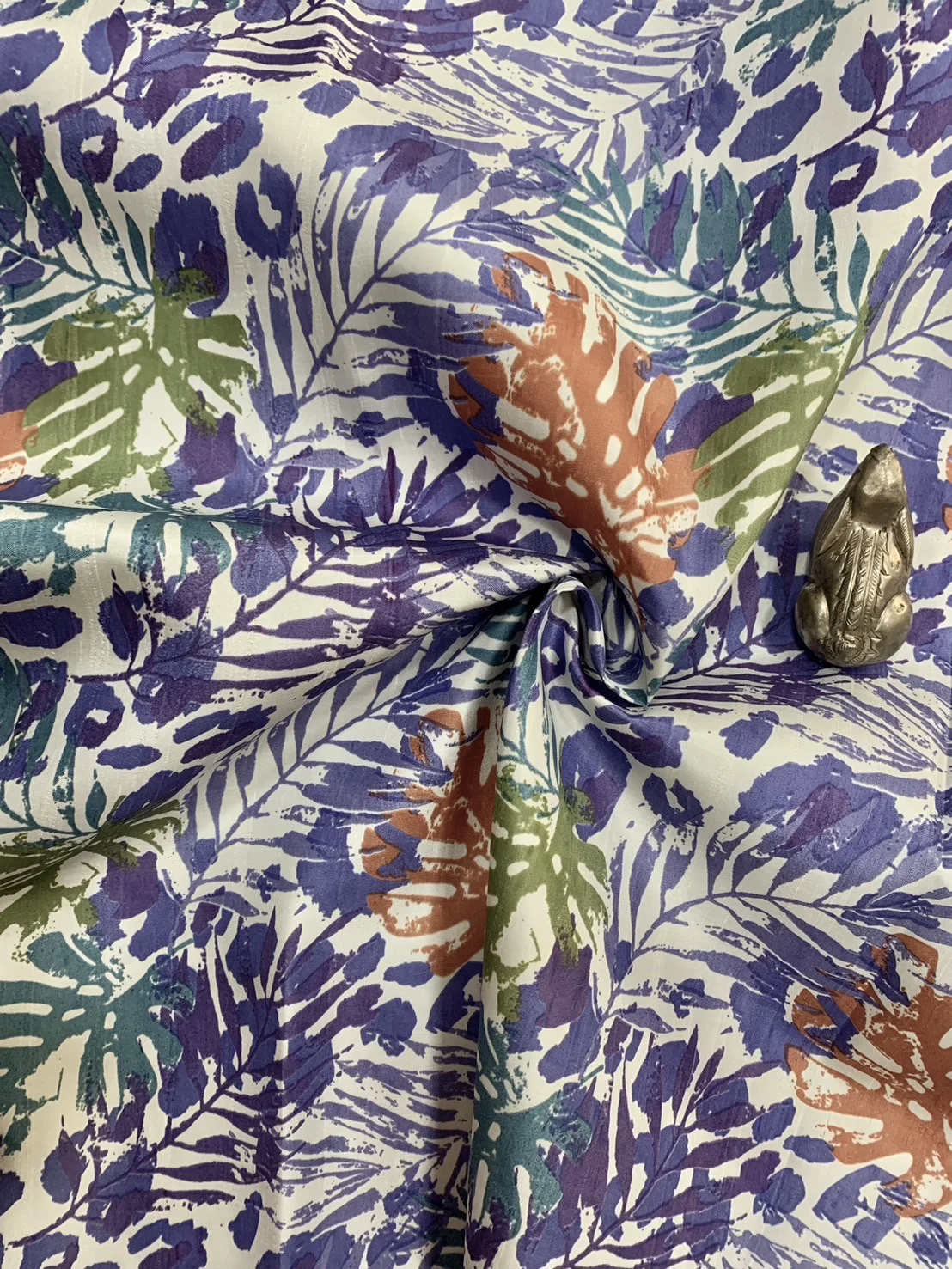 Printed Silk, Smooth Weave, Multicolour