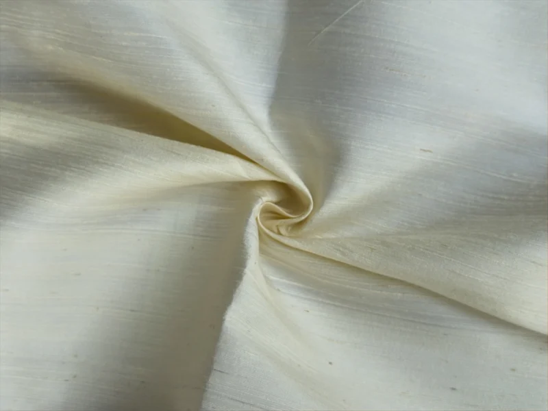 Slubbed Silk, Heavy Textured, Ivory