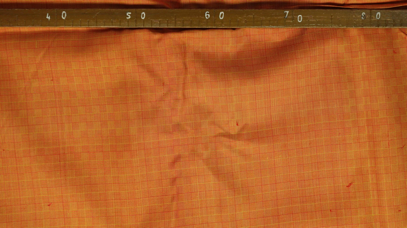 Silk Houndstooth, Orange