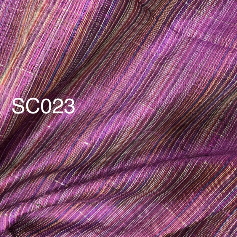 Silk Stripe, Textured, Deep Plum