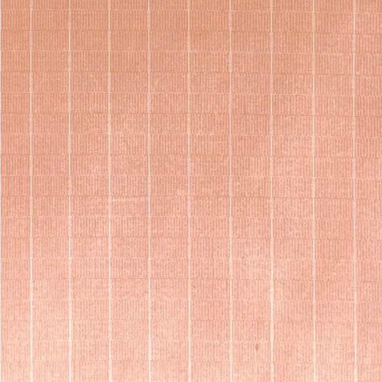 Silk Stripe, Smooth Weave, Eggshell Orange