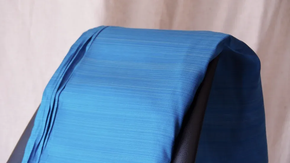 Silk Multicolour Stripe, Sky Blue