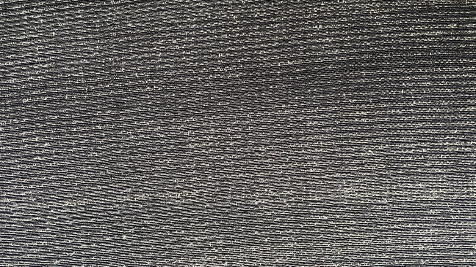 Silk Multicolour Stripe, Heavy Textured, Dark Grey