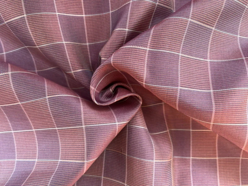 Silk Houndstooth, Dusty Mauve