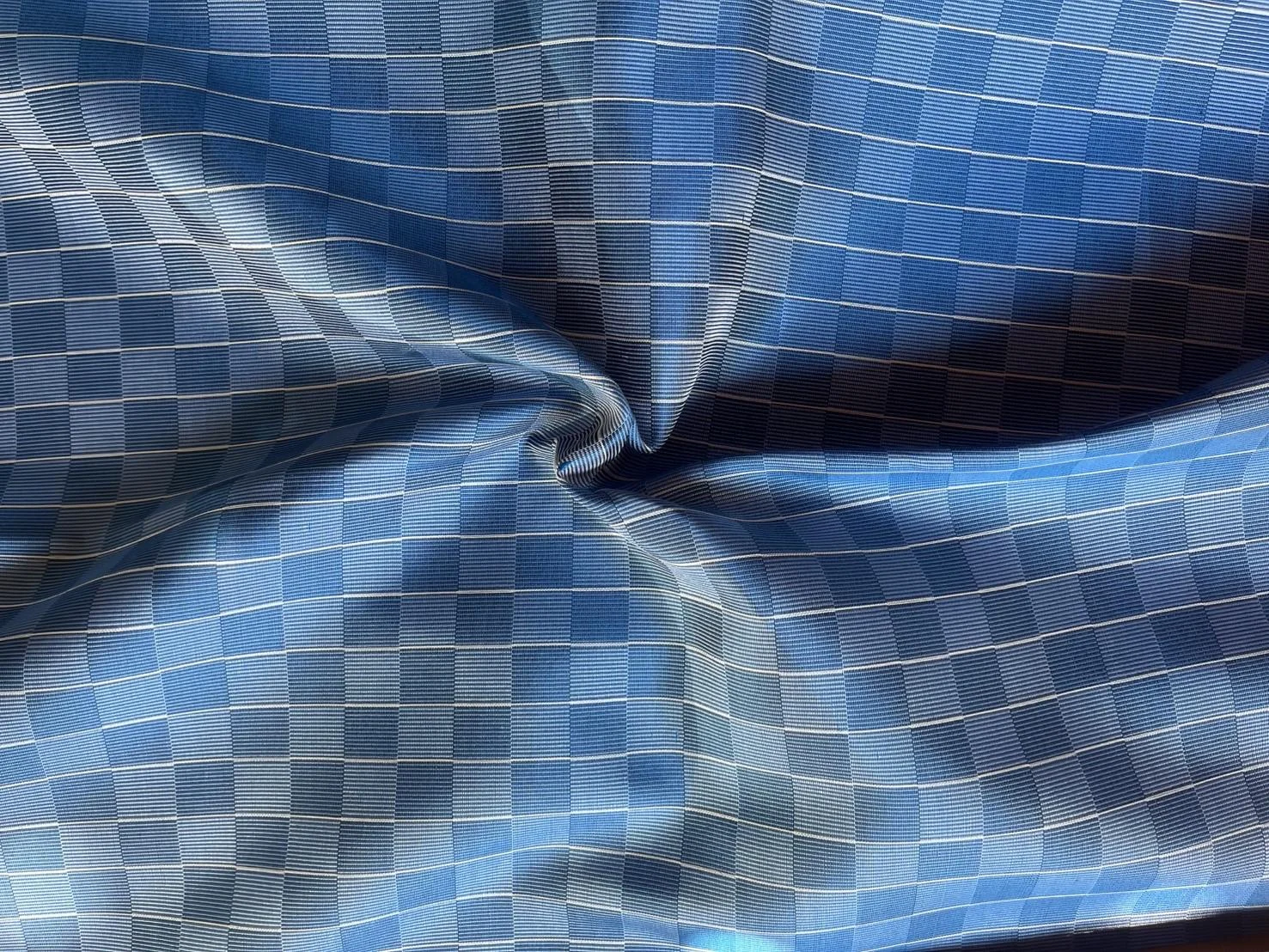 Silk Houndstooth, Blue-Blue
