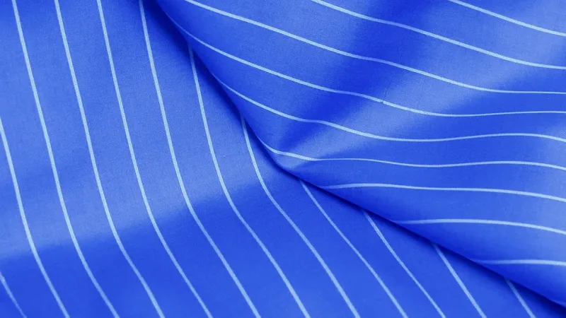 Silk Multicolour Stripe, Sky Blue
