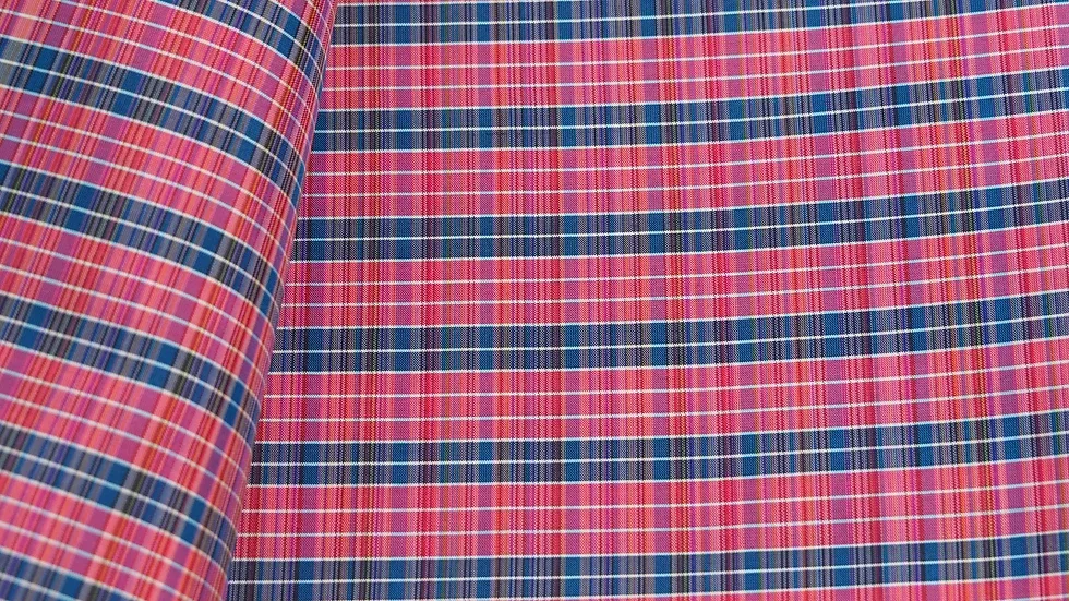 Silk Plaid, Soft Textured, Red and Black