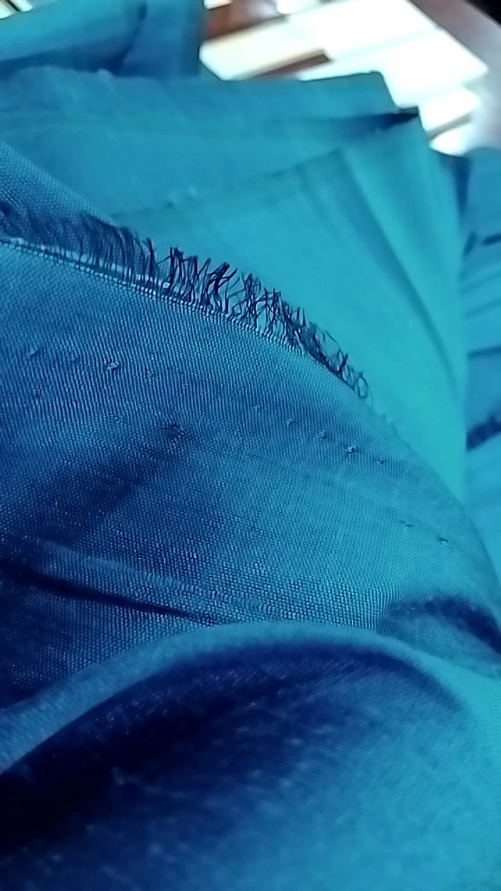 Slubbed Silk, Lightweight, Sky Blue