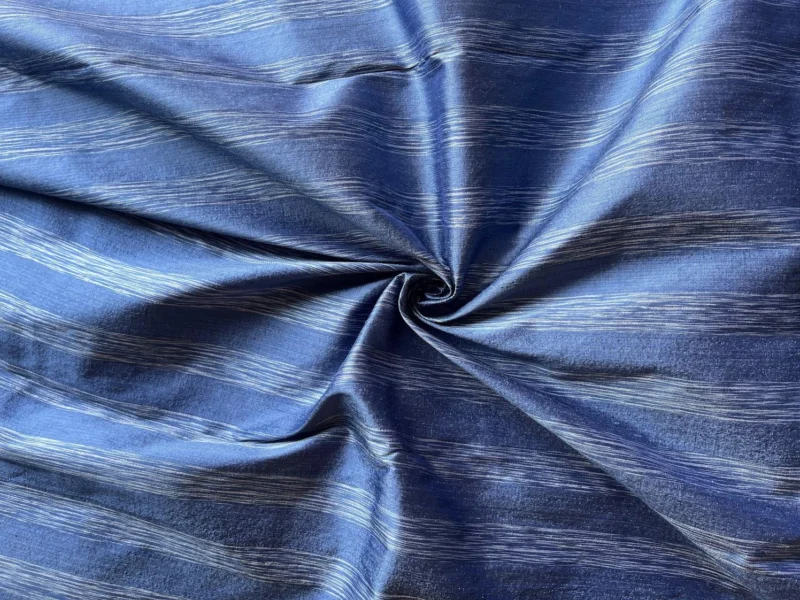 Ikat Silk, 2-Shaft, Nam Lai Pattern, Navy